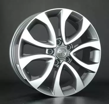 Диск колесный Replay TY200 7xR17 5x114,3 ET45 ЦО60,1 серый глянцевый с полированной лицевой частью 030496-280115004