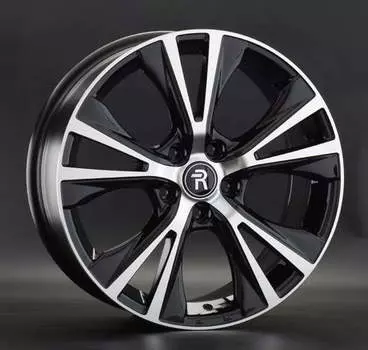 Диск колесный Replay TY211 7,5xR18 5x114,3 ET30 ЦО60,1 черный глянцевый с полированной лицевой частью 043824-160120004