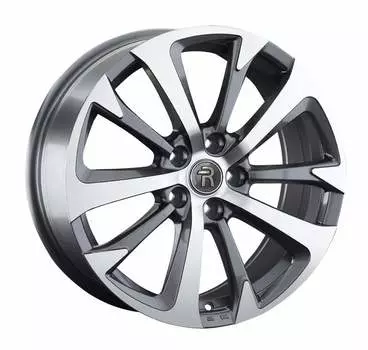 Диск колесный Replay TY260 7xR17 5x114,3 ET35 ЦО60,1 серый глянцевый с полированной лицевой частью 079474-160115004