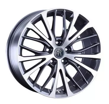 Диск колесный Replay TY279 7,5xR17 5x114,3 ET45 ЦО60,1 серый глянцевый с полированной лицевой частью 079953-160115015