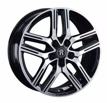 Диск колесный Replay TY314 7xR17 5x114.3 ET45 ЦО60.1 чёрный глянцевый с полированной лицевой частью 081559-160115004