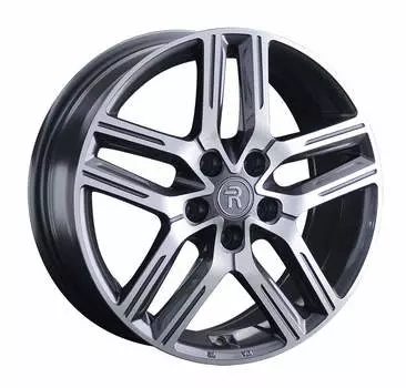 Диск колесный Replay TY314 7xR17 5x114.3 ET45 ЦО60.1 серый глянцевый с полированной лицевой частью 081576-160120004