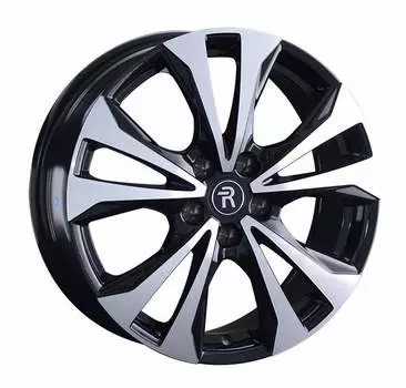 Диск колесный Replay TY333 7xR18 5x114,3 ET35 ЦО60,1 чёрный глянцевый с полированной лицевой частью 080211-070120004