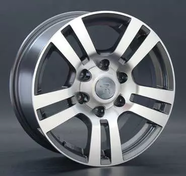 Диск колесный Replay TY61 7,5xR18 6x139,7 ET25 ЦО106,1 серый глянцевый с полированной лицевой частью 014222-160694007