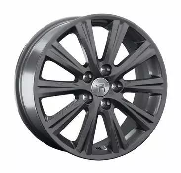 Диск колесный Replay TY74 7xR17 5x114,3 ET39 ЦО60,1 серый тёмный глянцевый 081419-070120004
