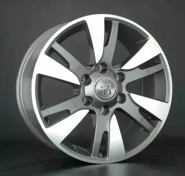 Диск колесный Replay TY76 7,5xR18 6x139,7 ET25 ЦО106,1 серый глянцевый с полированной лицевой частью 027856-180695007