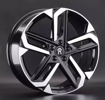 Диск колесный Replay V45 7,5xR19 5x108 ET50 ЦО63,3 черный глянцевый с полированной лицевой частью 080446-160047006
