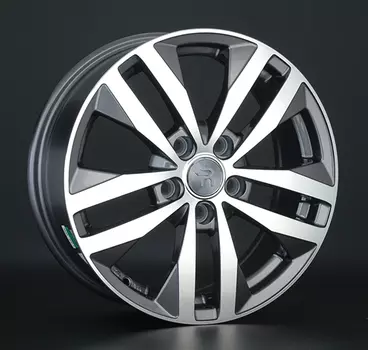 Диск колесный Replay VV144 6,5xR16 5x112 ET46 ЦО57,1 серый глянцевый с полированной лицевой частью 025710-161102