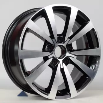 Диск колесный Replay VV158 6,5xR16 5x112 ET33 ЦО57,1 черный глянцевый с полированной лицевой частью 026292-180029006