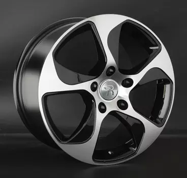 Диск колесный Replay VV186 8xR18 5x130 ET53 ЦО71,6 черный глянцевый с полированной лицевой частью 035470-160001006