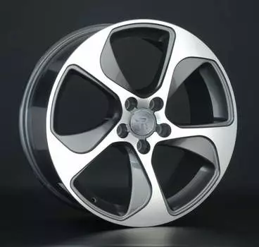 Диск колесный Replay VV186 8xR18 5x130 ET53 ЦО71,6 серый глянцевый с полированной лицевой частью 035469-160001006