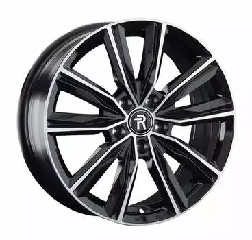 Диск колесный Replay VV218 7xR17 5x112 ET40 ЦО57,1 чёрный глянцевый с полированной лицевой частью 080456-160029006