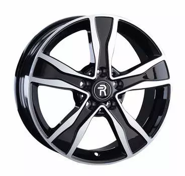 Диск колесный Replay VV278 7xR17 5x112 ET40 ЦО57.1 чёрный глянцевый с полированной лицевой частью 081794-990029006