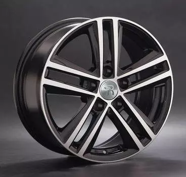 Диск колесный Replay VV44 7,5xR17 5x112 ET47 ЦО57,1 черный глянцевый с полированной лицевой частью 023446-160029006