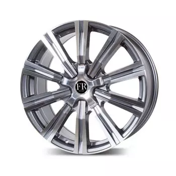Диск колесный Replica FR LX97 8xR18 5x150 ЕТ60 ЦО110.2 серый глянцевый с полированной лицевой частью 20/63/26/448