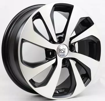 Диск колесный RST R005 6xR15 4x100 ET40 ЦО60,1 черный с полированной лицевой частью rd833194