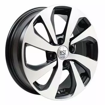 Диск колесный RST R005 6xR15 4x100 ET46 ЦО54.1 черный с полированной лицевой частью rd833517