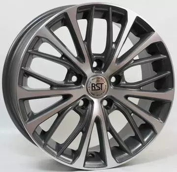 Диск колесный RST R036 6,5xR16 5x114,3 ET45 ЦО60,1 серый с полированной лицевой частью rd833219