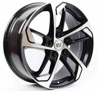 Диск колесный RST R037 7xR17 5x114,3 ET45 ЦО67,1 черный с полированной лицевой частью rd833465
