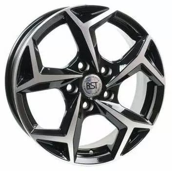 Диск колесный RST R066 6.5xR16 5x114.3 ET38 ЦО67.1 черный с полированной лицевой частью rd833523