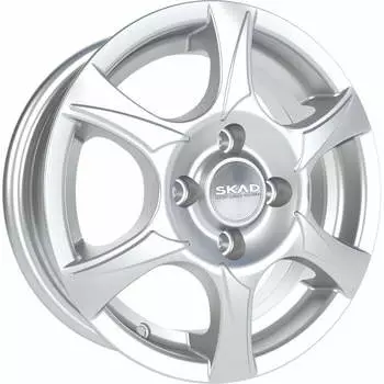 Диск колесный СКАД Аэро 5xR13 4x100 ET35 ЦО67,1 серебристый 1650108
