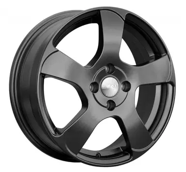 Диск колесный СКАД Акула 5,5xR14 4x98 ET35 ЦО58,6 черный матовый 1330025