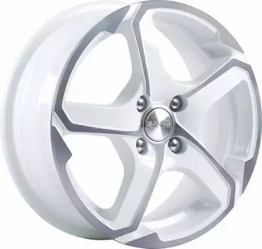 Диск колесный СКАД Аллигатор 6xR15 4x100 ET45 ЦО67,1 белый с полированной лицевой частью 1130524