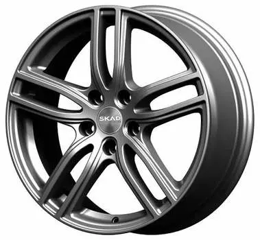 Диск колесный СКАД Брайтон 7xR17 5x108 ET50 ЦО65.1 серый тёмный матовый 3201527