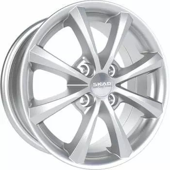 Диск колесный СКАД Каллисто 5,5xR13 4x100 ET35 ЦО67,1 серебристый 0850108