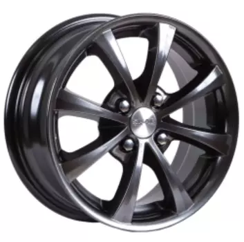 Диск колесный СКАД КАЛЛИСТО 5.5xR13 4x100 ET35 ЦО67.1 серый темный матовый 0850127