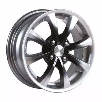 Диск колесный СКАД Каллисто 6xR14 4x108 ET38 ЦО67,1 серебристый черный с переходом 0260216