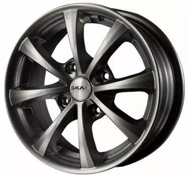 Диск колесный СКАД Каллисто 6xR14 4x98 ET38 ЦО58,6 серый тёмный матовый 0260027