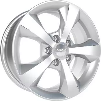 Диск колесный СКАД Кельн 7xR16 5x114,3 ET45 ЦО60,1 серебристый 2180008