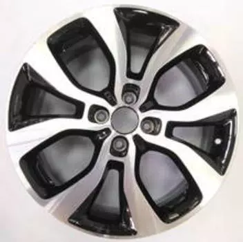 Диск колесный СКАД KL-296 6xR16 4x100 ET40 ЦО60,1 черный глянцевый с полированной лицевой частью 3060005