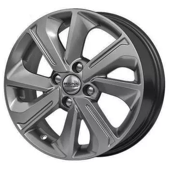 Диск колесный СКАД KL-319 6xR15 4x100 ET46 ЦО54,1 серый темный матовый 3300027