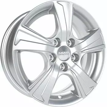 Диск колесный СКАД Крит 5,5xR14 4x100 ET45 ЦО67,1 серебристый 2050408