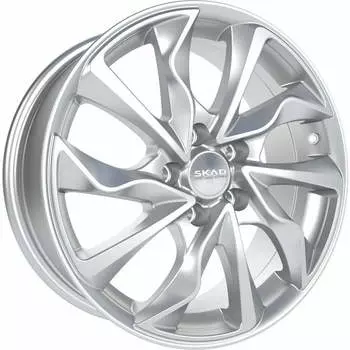 Диск колесный СКАД Марсель 7xR17 5x114.3 ET48.5 ЦО67.1 серебристый 2171608