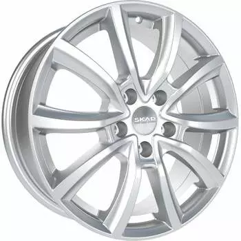 Диск колесный СКАД Онтарио 7xR17 5x114,3 ET41 ЦО67,1 серебристый 1820408