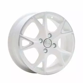 Диск колесный СКАД Орлан 5,5xR14 4x100 ET38 ЦО67,1 белый с полированной лицевой частью 1160024