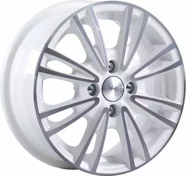 Диск колесный СКАД Пантера 6xR15 4x114,3 ET45 ЦО67,1 белый с полированной лицевой частью 0970324