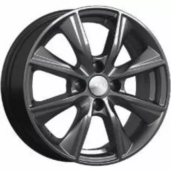 Диск колесный СКАД Порту 6xR15 4x100 ET46 ЦО54.1 серый тёмный матовый 3450527