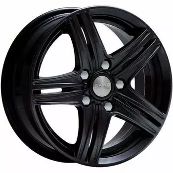 Диск колесный СКАД Сити 6xR15 4x100 ET45 ЦО54,1 черный матовый 1300325