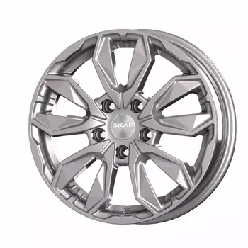 Диск колесный СКАД Сочи 6xR16 4x100 ET45 ЦО60,1 серебристый 3160108