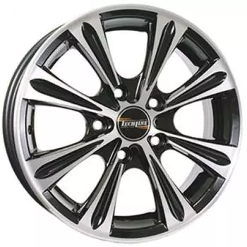 Диск колесный Tech-Line 526 5,5xR15 4x100 ET45 ЦО60,1 черный с полированной лицевой частью rd830452