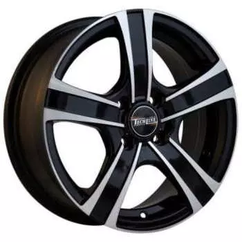 Диск колесный Tech-Line 539 6xR15 4x100 ET40 ЦО60,1 черный матовый с полированной лицевой частью rd832709