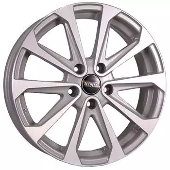 Диск колесный Tech-Line 639 6,5xR16 5x112 ET33 ЦО57,1 серебристый с полированной лицевой частью rd830912