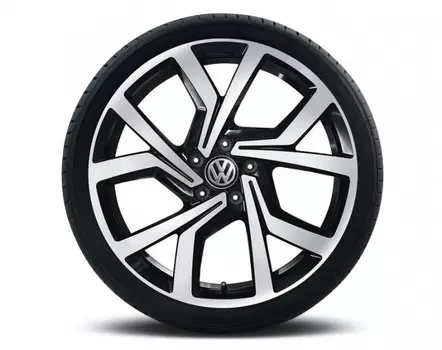 Диск колесный VAG Montevideo 8xR19 5x112 ET40 ЦО57 серебристо-черный 3G8071499FZZ