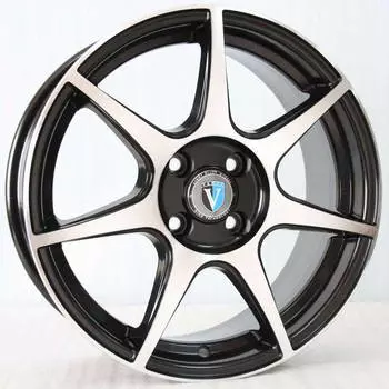 Диск колесный Venti 1513 6xR15 4x100 ET45 ЦО54,1 черный с полированной лицевой частью rd832804
