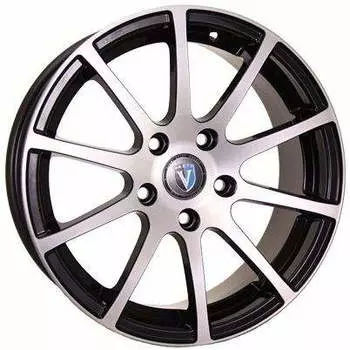 Диск колесный Venti 1603 6.5xR16 4x100 ET42 ЦО60.1 чёрный с полированной лицевой частью rd832479