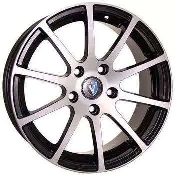 Диск колесный Venti 1603 6,5xR16 4x100 ET42 ЦО67,1 черный с полированной лицевой частью rd832478